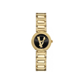 Versace Virtus Mini Duo Gold Stainless Steel Quartz Watch VET300121 - 28mm Dial